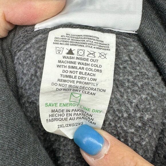 Section 101 Majestic Mens 2XL Gray Sweatshirt Florida State Seminoles NCAA Grey - Picture 11 of 13